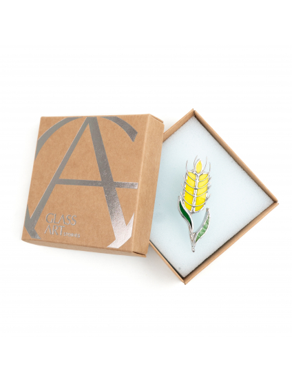 Картинка Брошка скляна